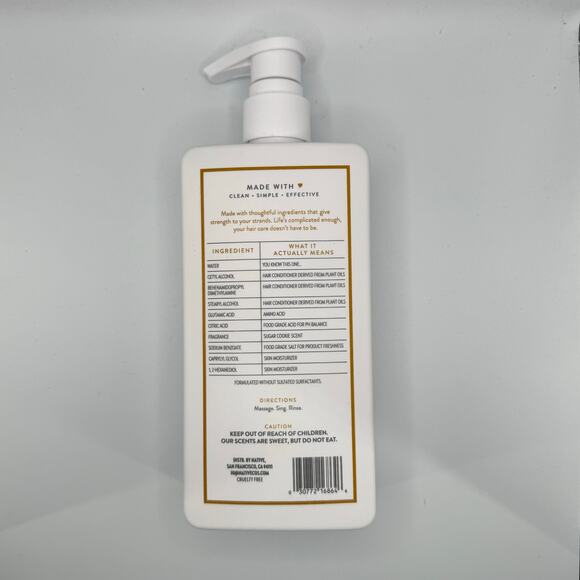 New Holiday NATIVE Hair Care Sugar Cookie Strengthening Conditioner - Picture 2 of 4